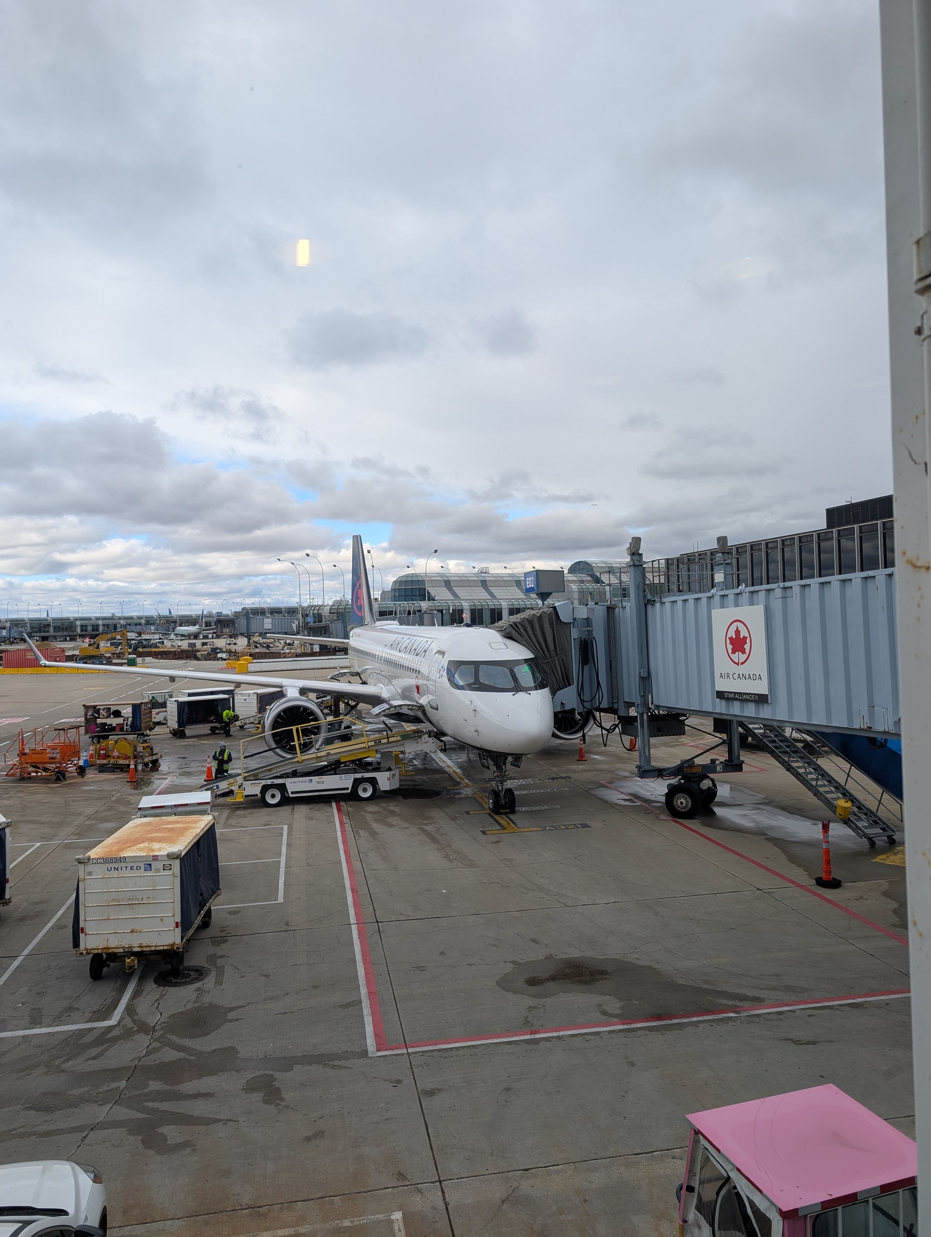 Montréal → Chicago (soir du 7 nov.)